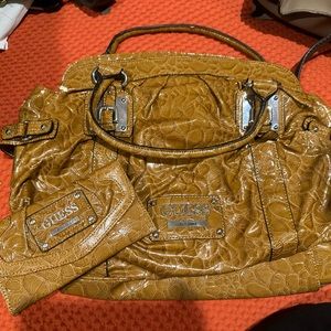 Guess purse and wallet